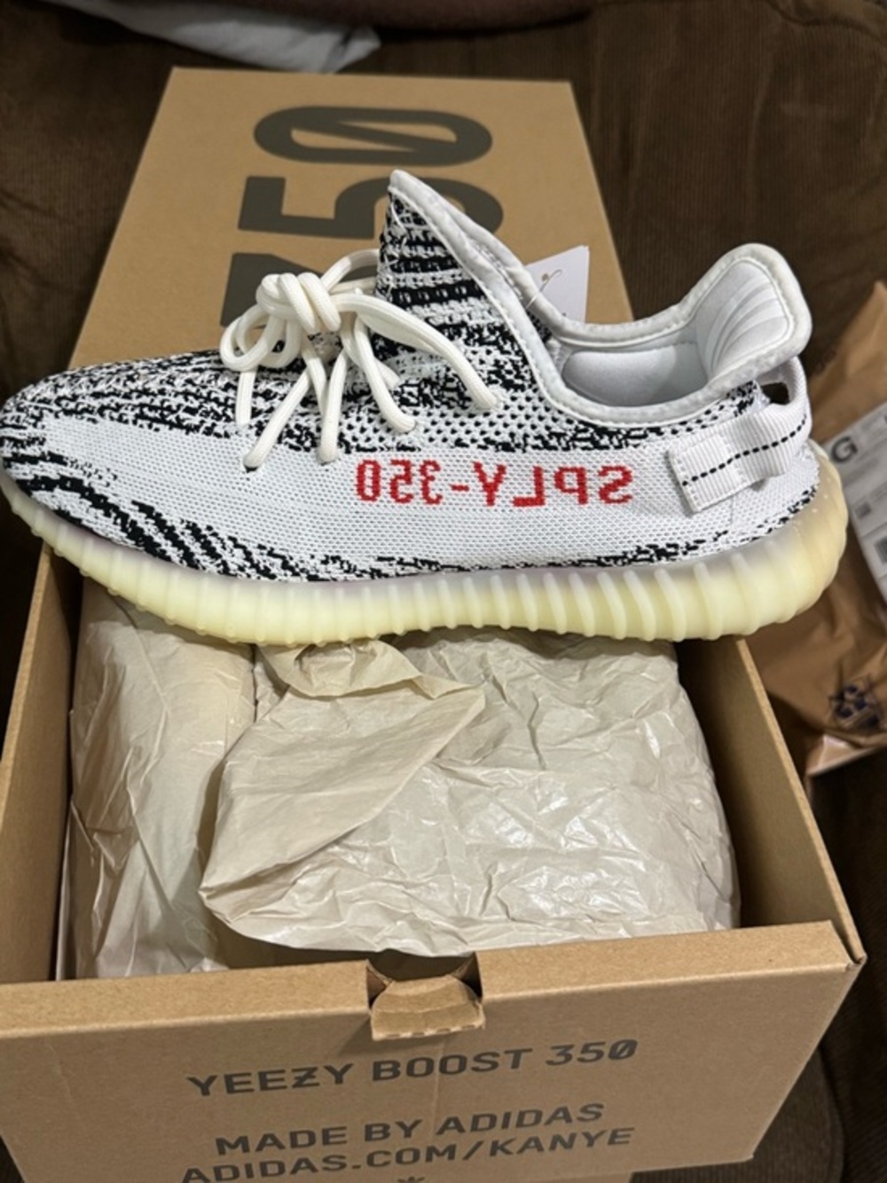 adidas Yeezy Boost 350 V2 Zebra I Men’s I Style CP9654 I Size 9